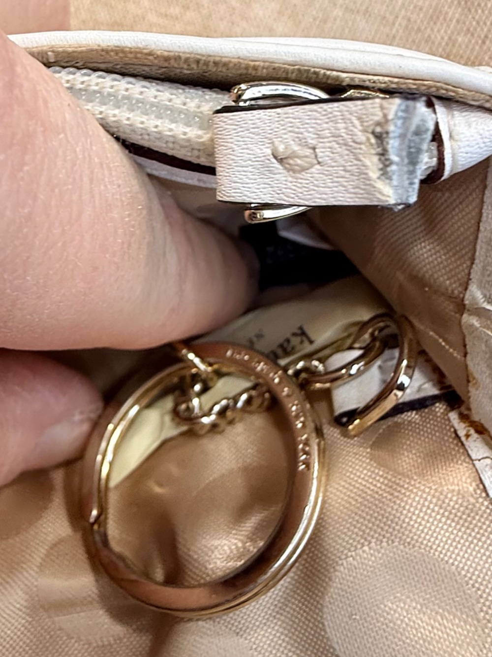 kate spade Cream Leather Small Bow-Accent Wallet - Picture 12 of 14